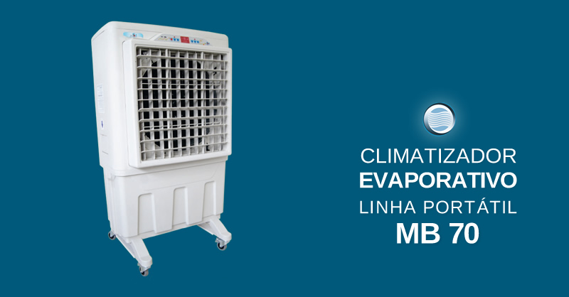 Climatizador Evaporativo Linha Portátil MB 70