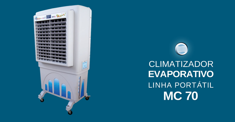 Climatizador Evaporativo Linha Portátil MC 70