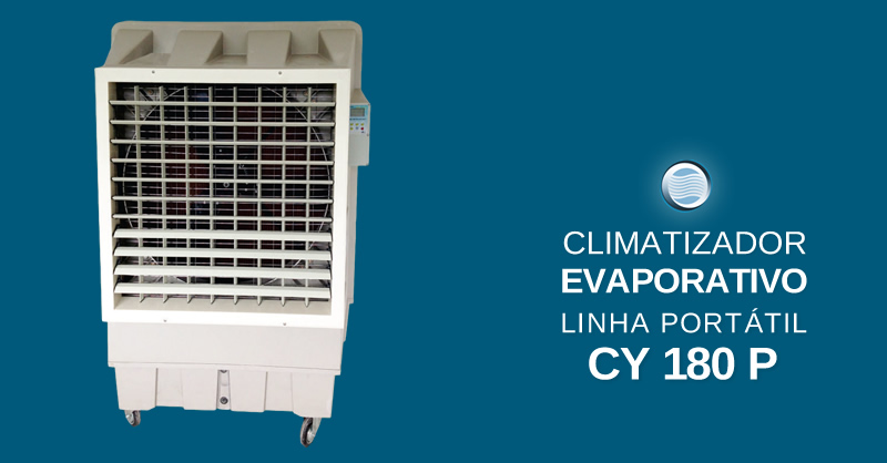 Climatizador Evaporativo Linha Portátil CY 180P