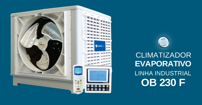 Climatizador Evaporativo Linha Industrial OB 230 F